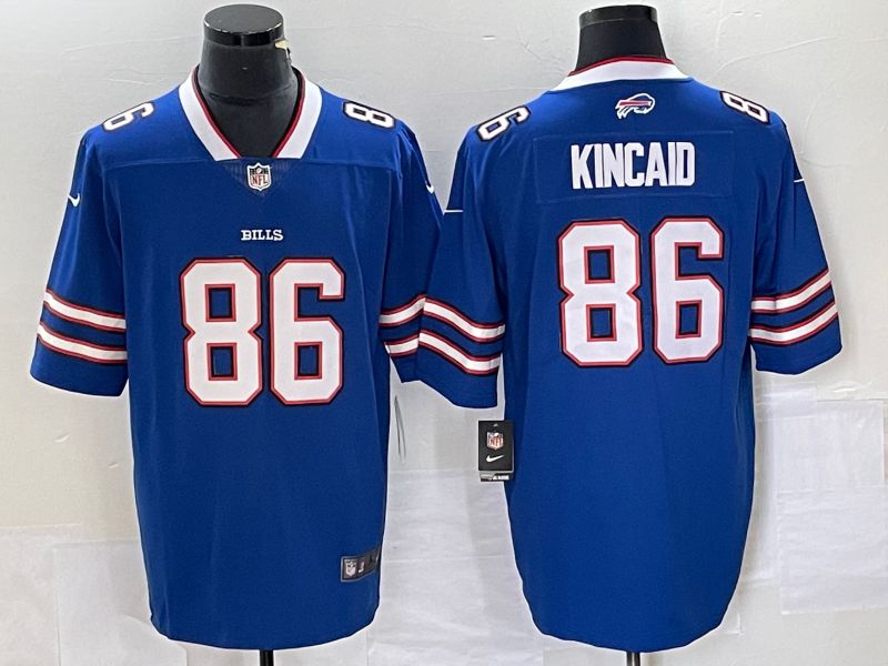 Men Buffalo Bills #86 Kincaid Blue Nike Vapor Limited NFL Jersey